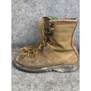 Danner Combat Boots Mens Size 10 Brown Leather Goretex Military Lace Up USA